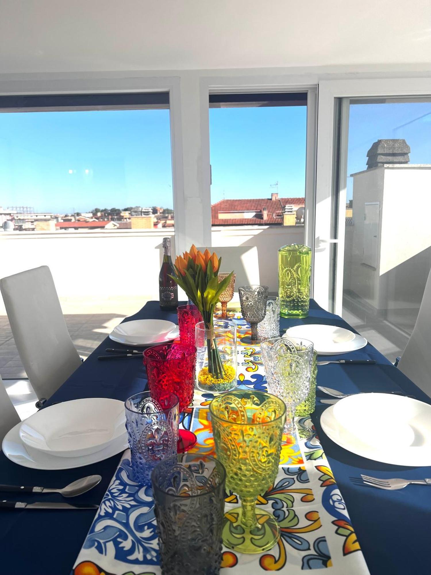 Roma Airport Sky Apartments Fiumicino Exterior photo