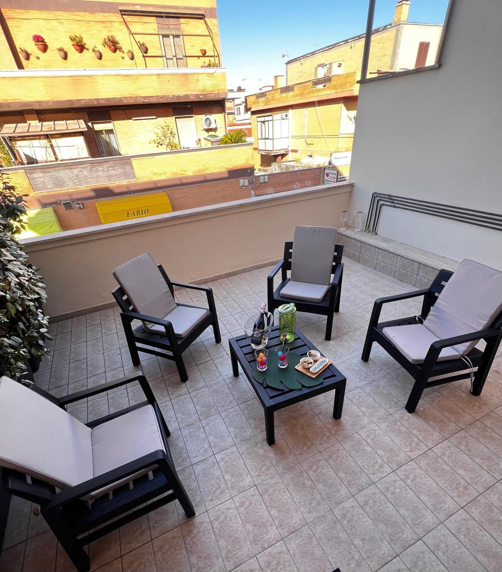 Roma Airport Sky Apartments Fiumicino Exterior photo